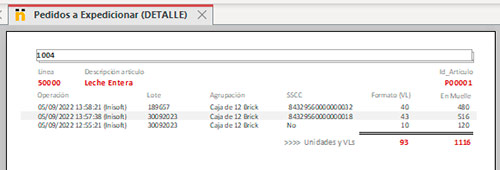 SIGA. Sistema Integral de Gestion de Almacenes.